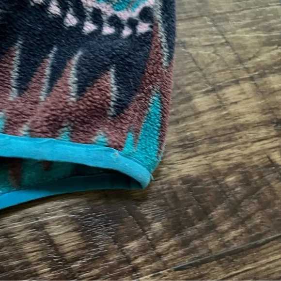 Patagonia Synchilla snap T laughing waters Aztec brown fleece pullover M read - Picture 8 of 16